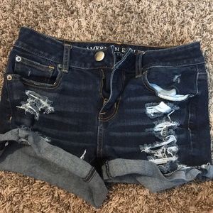 American eagle jean shorts